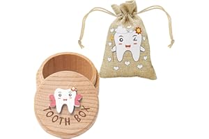 STSAIL Tooth Fairy Box 3D Carved Baby Tooth Boxes for Lost Teeth for Kids Dropped Tooth