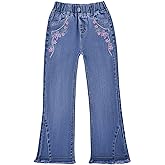Peacolate 2-11T Toddler Little Girls Distressed Embroidered Jeans Denim Pants