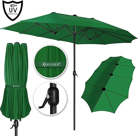 KESSER® Sonnenschirm Doppelsonnenschirm | Gartenschirm | Marktschirm