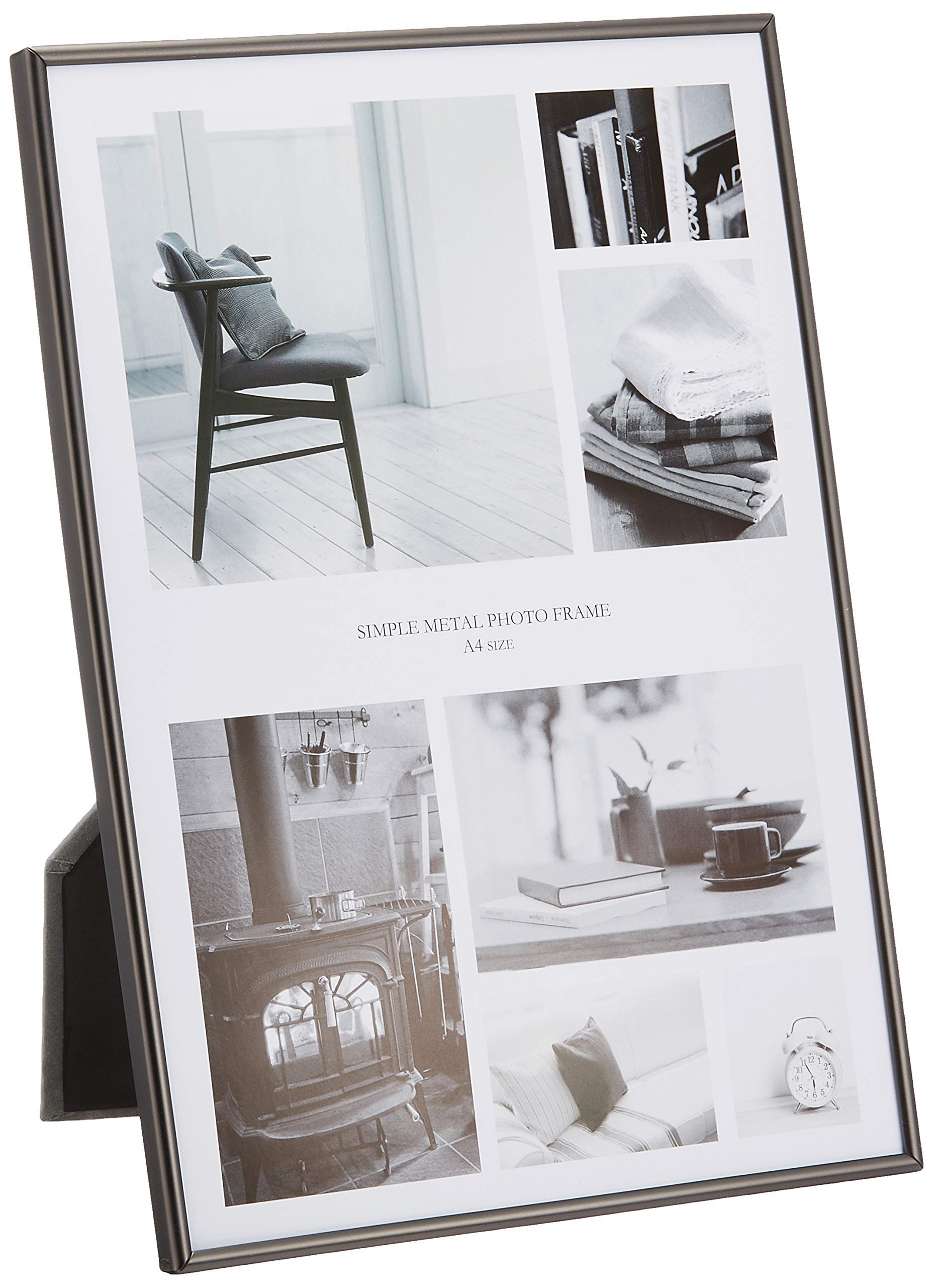 FUJICOLOR フォトスタンド 1704 メタル A4 ブラック 506031商品画像