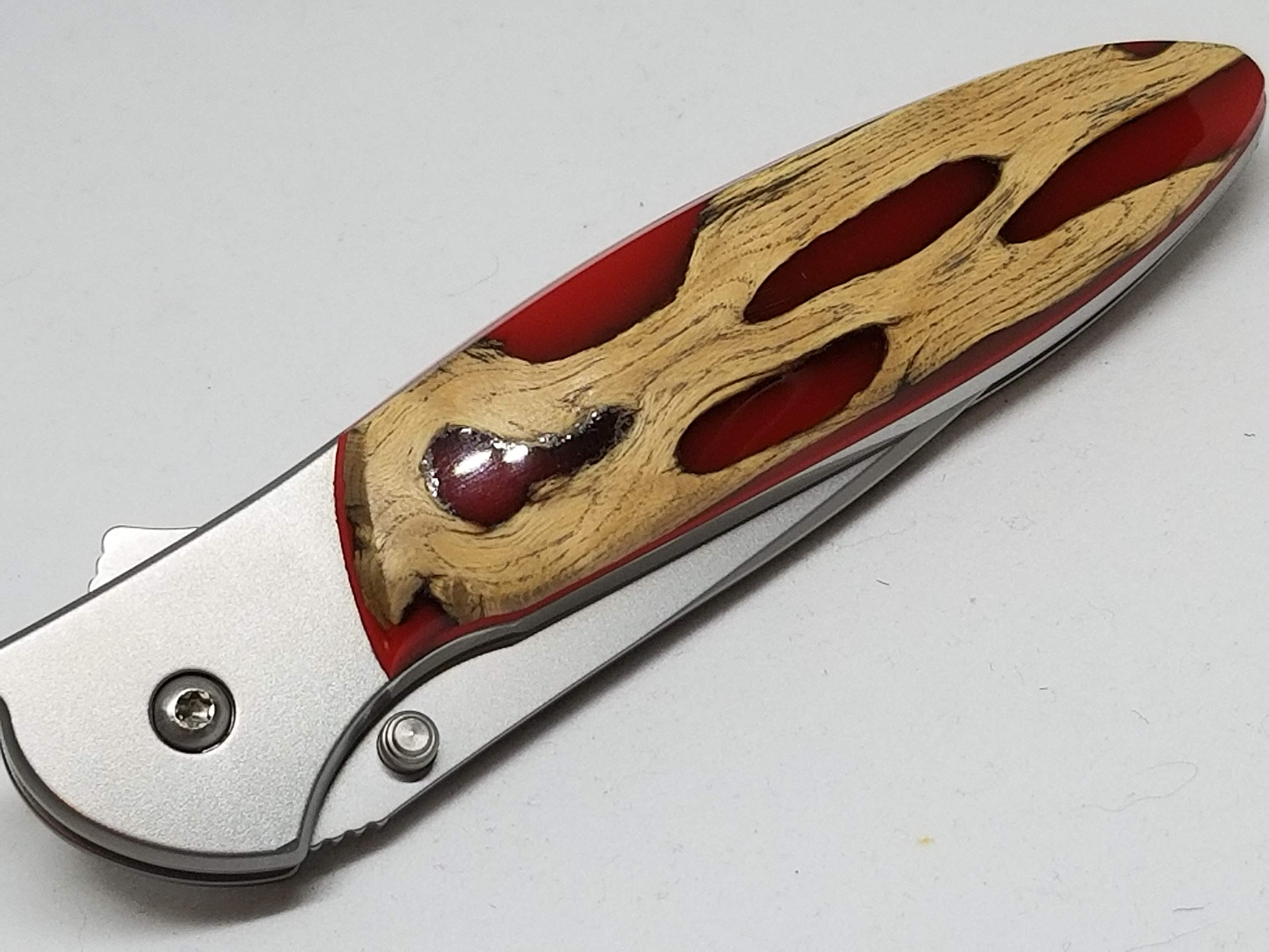 Santa Fe Stoneworks Cholla Cactus with Red on Leek
