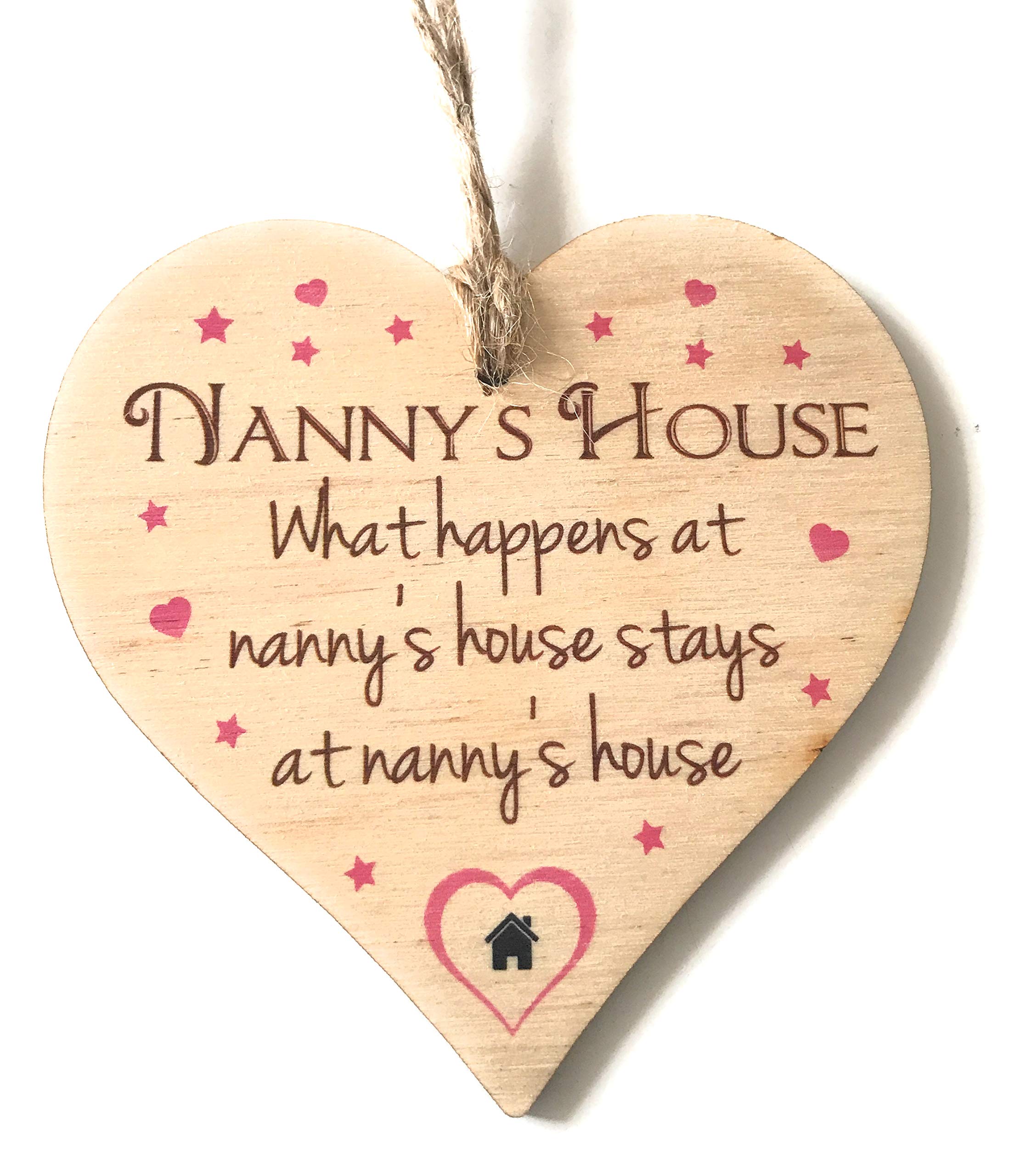 Nanny Wooden Sign Cute Hanging Plaque Sentimental Saying Gift