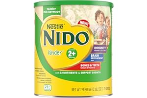 Nido Kinder Toddler Milk Beverage Powder Mix, 2 + Years, 23 Servings per Container, 28.2oz