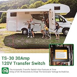 KUTTOLE 30 Amp Transfer Switch, Automatic Generator