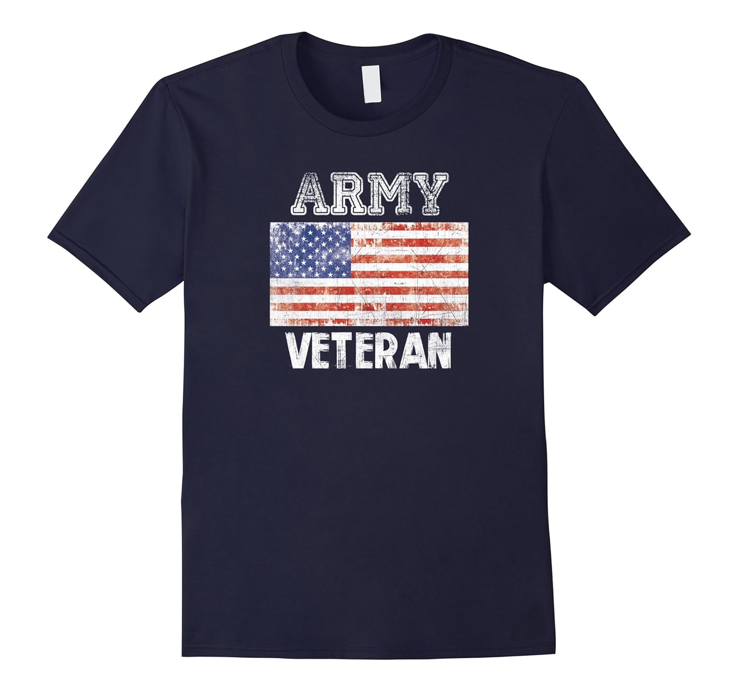 Army Veteran Flag Patriotic T-Shirt-ANZ