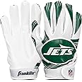 Franklin Sports Youth NFL Football Receiver Gloves - Kids Football Gloves Pair - NFL Team Logos and Silicone Palm