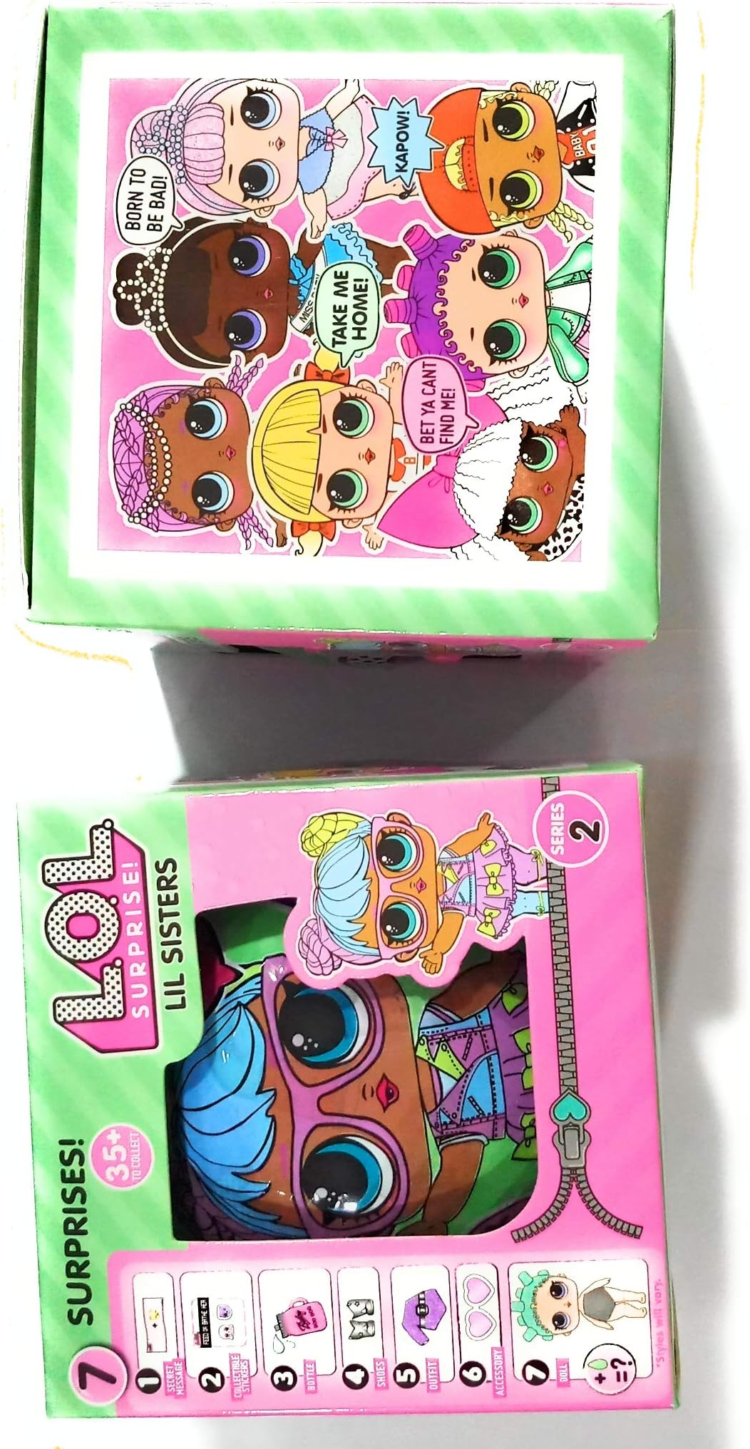 Kebidu Random 2Nd Generation Vs Lol Magic Surprise Egg Doll Action Figure with Feeding Bottle (Multicolour)