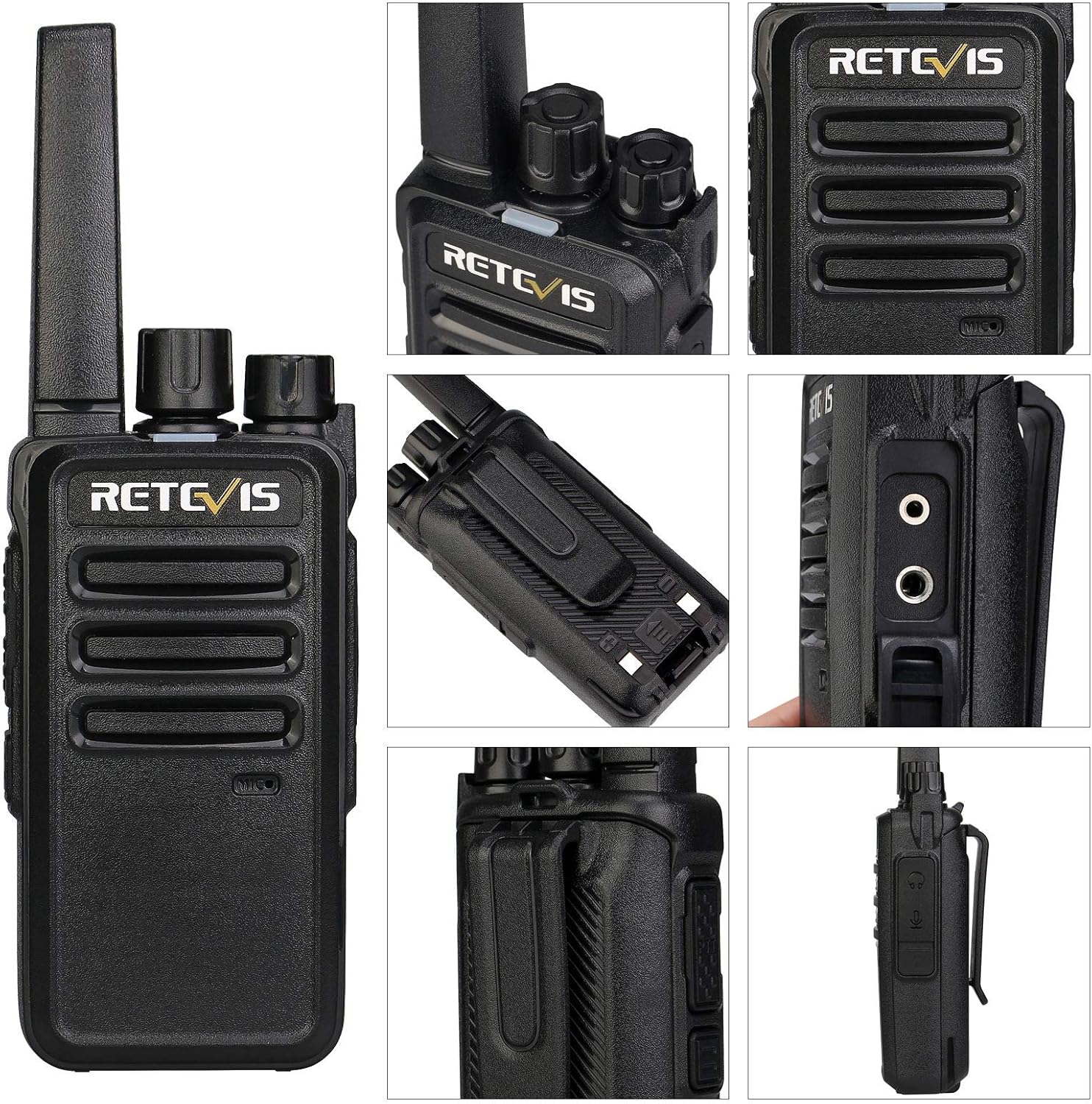 Retevis RT668 Walkie Talkies for Adults Robust, Rechargeable 2 way radio, Portable Walkie-Talkies, Noise Reduction - Image 5