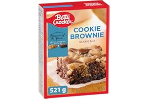 BETTY CROCKER S’mores Chocolate Cookie Brownies Mix, Premium Brownies, Baking Mix, Our Premium Brownie, 521 Grams Package of 