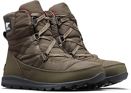 whitney short lace waterproof snow boot