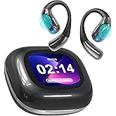 AI Translation Earbuds, Wireless Earbuds, Real-Time Language Translator Earbuds with Full-Color LCD Touchscreen, 144 Languages, Earbud & in-Ear Headphones, Translating Earbuds for Business, Learning