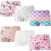 Cadidi Dinos Soft Cotton Girls' Boyshort Panties Boxer Brief Underwear