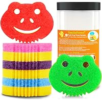 Buy SilePowo 12 Pack Frog Dual-Sided Ulti-Functional Preiu Cleaning...