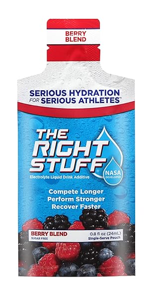 THE RIGHT STUFF ELECTROLYTE DRINK CONCENTRATE – 10 POUCH BOX – BERRY BLEND