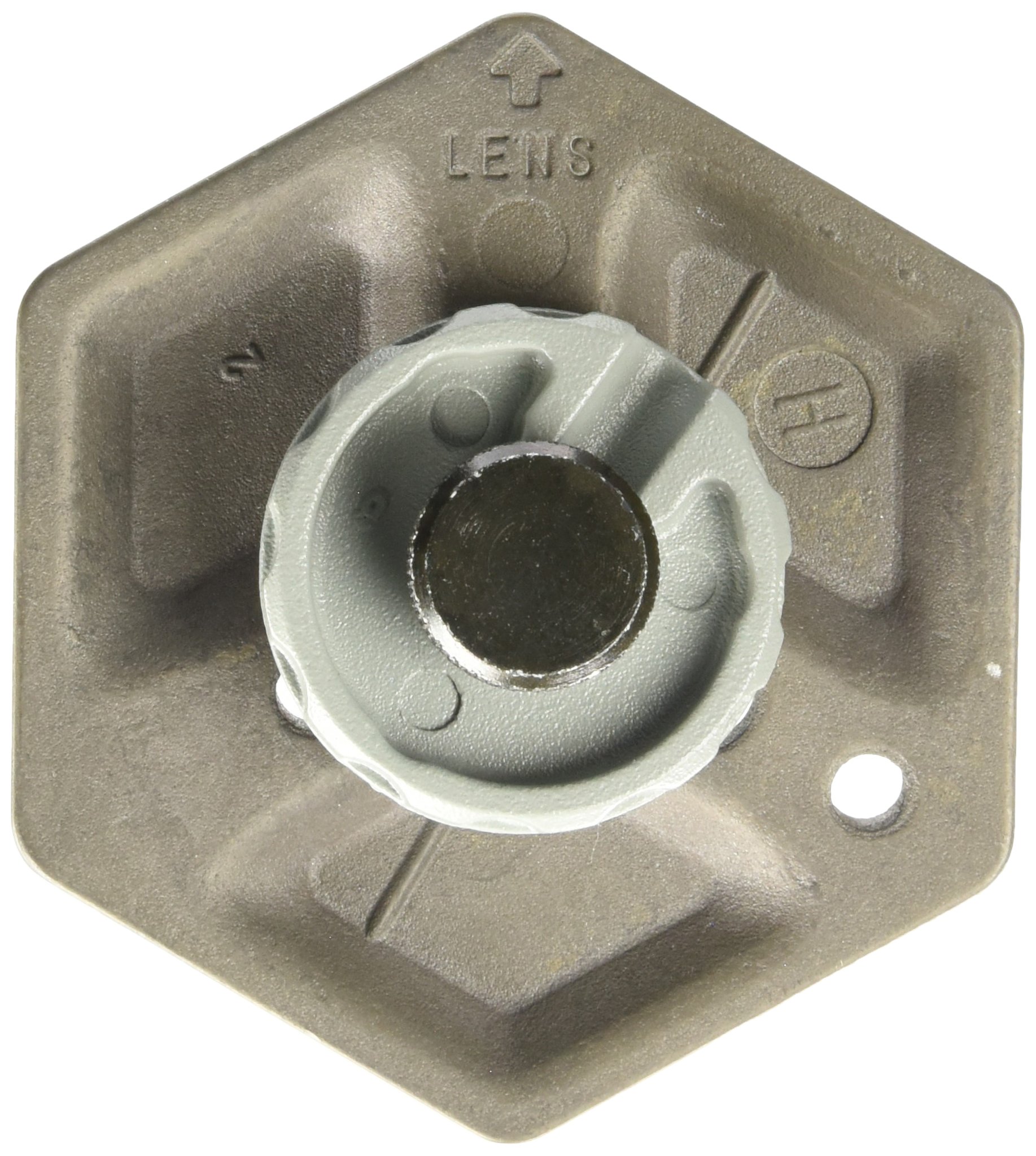 Manfrotto 030VHS- 14 Hexagonal Quick Release Plate with VHS Locating Pin 1/4-Inch - Replaces 3159