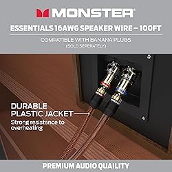 Monster Essentials High Performance Speaker Wire 16