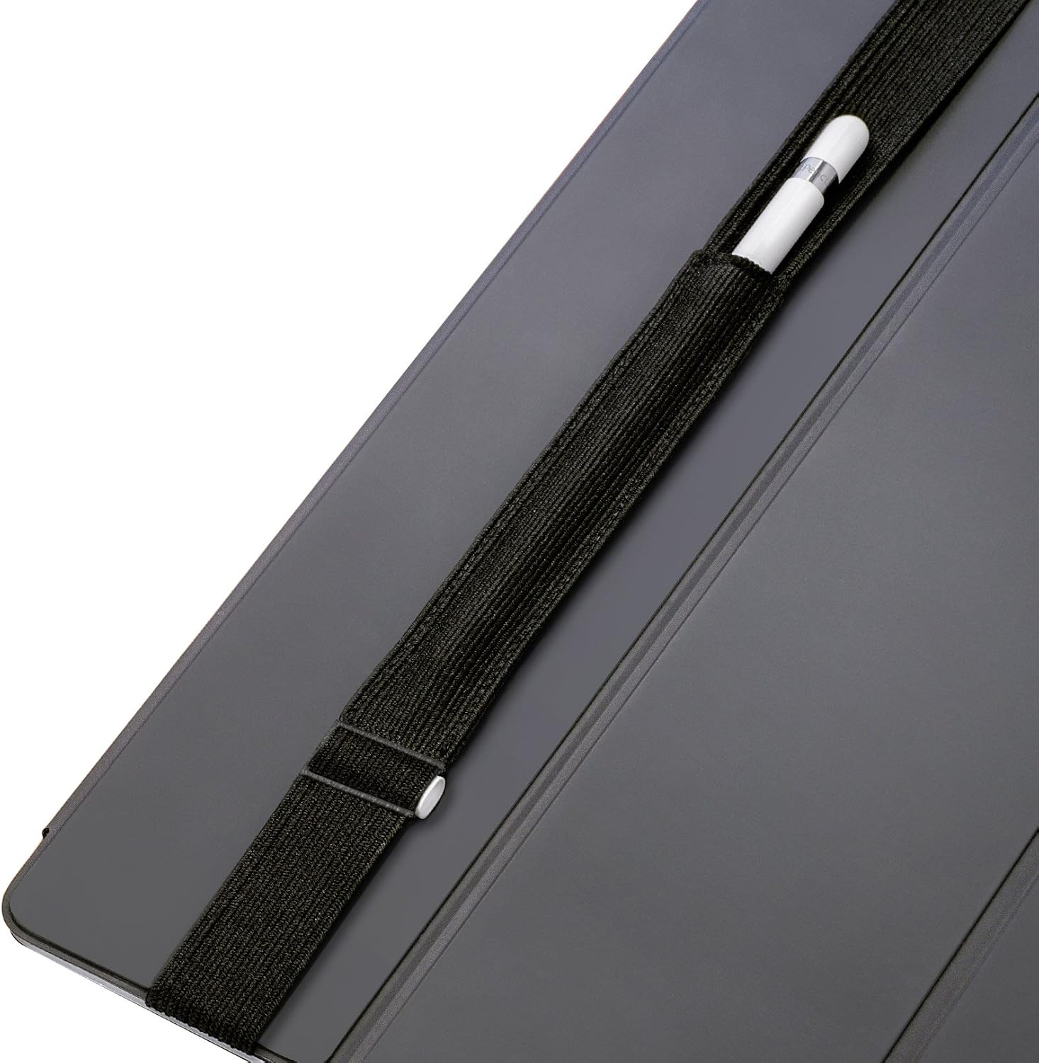 Stylus Sling Apple Pencil Holder with USB Adapter Pocket - Stitch Version (12.9-inch, Gray-Stitch)