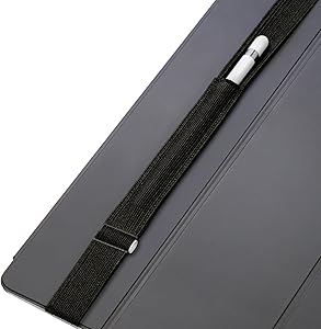 Stylus Sling Apple Pencil Holder with USB Adapter Pocket - Stitch Version (12.9-inch, Gray-Stitch)