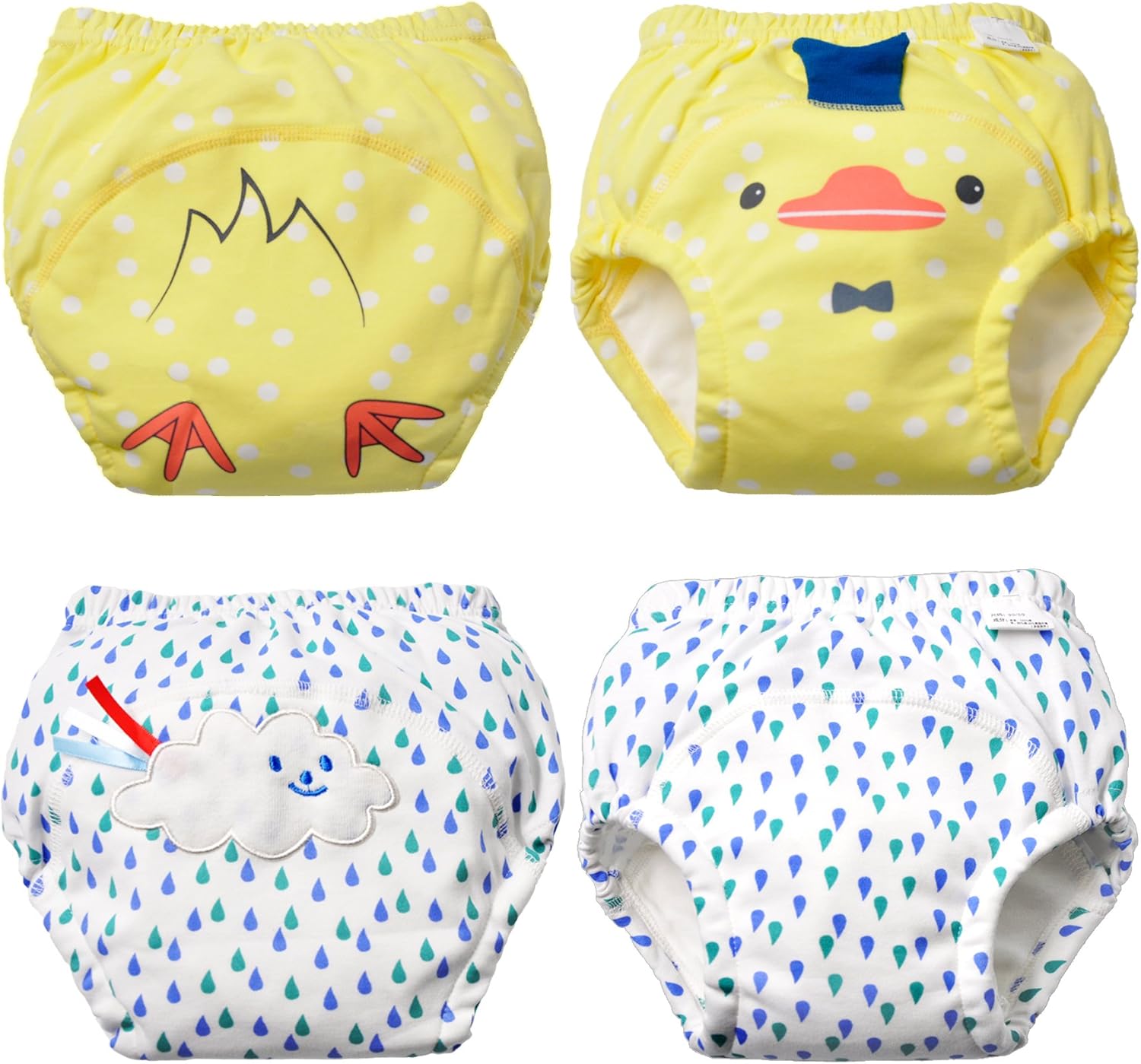 Training Pants Baby MooMoo Baby Potty Training Pants 4 Packs Toddler