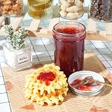 Hniuyun 8oz Mason Jars 6 Pack Regular Lids 240ml Clear Glass Canning Jars view 4
