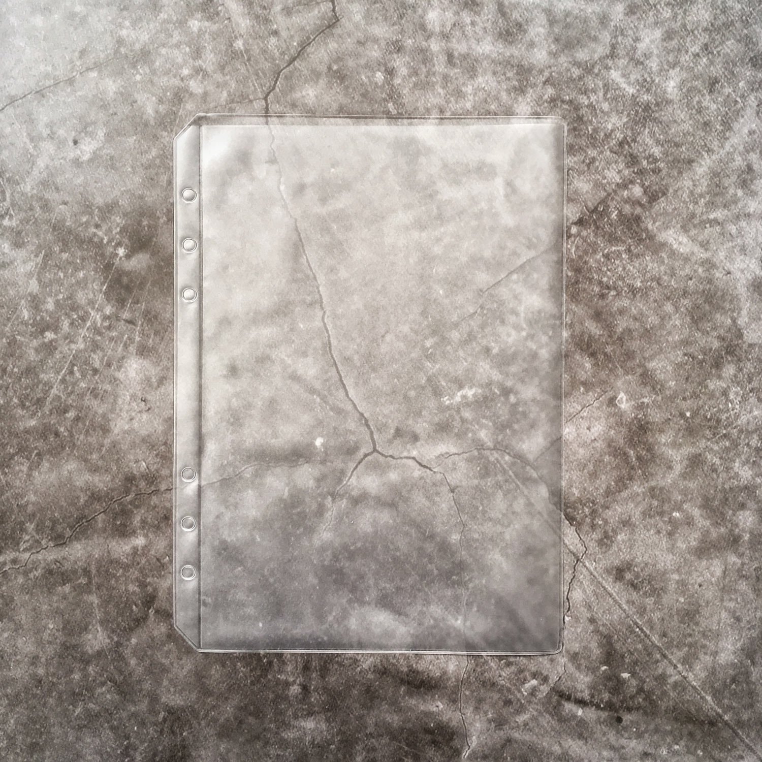 Refiller for 21cm Plastic A5 6-Holes Cover Round Ring View Binder File Folder (A5 Paper Folder 5 Pcs, 1 Package)