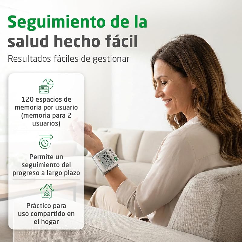 BW 315 tensiómetro de muñeca, medidor de tensión arterial