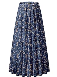 NASHALYLY Women's Chiffon Elastic High Waist