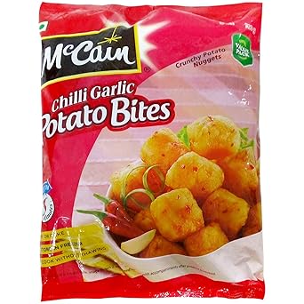 Mccain Potato Bites Chilli Garlic 700g Carton Amazon In