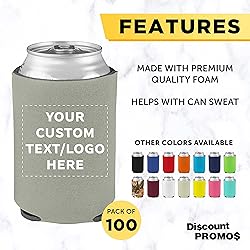 DISCOUNT PROMOS Custom Collapsible Beer Can Coolers