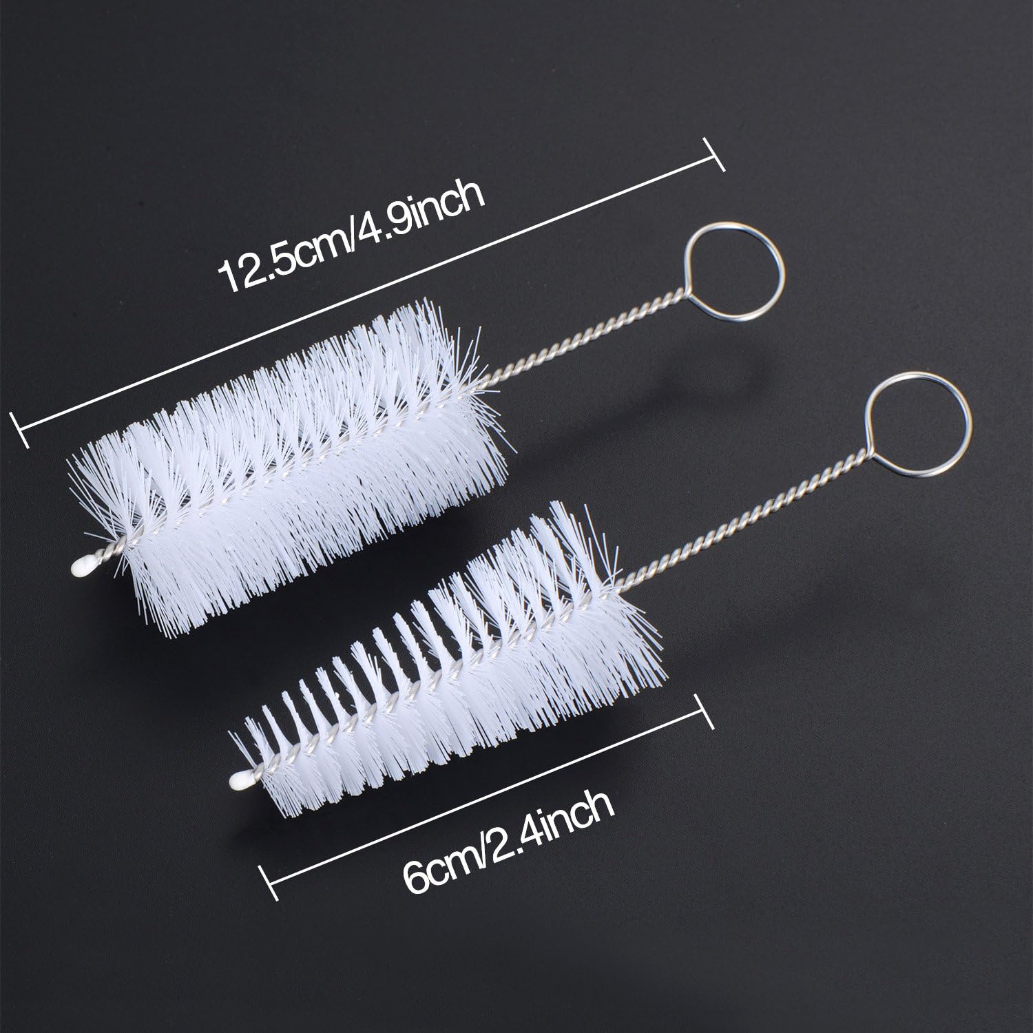 Trumpet Cleaning Care Kit Trumpet Mouthpiece Brush Valve Brush Flexible Brush with Cleaning Cloth, 3 Pieces - Image 4