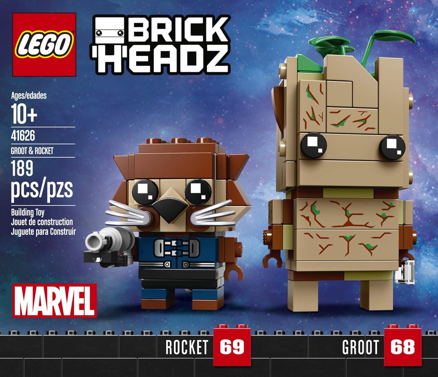 groot rocket brickheadz