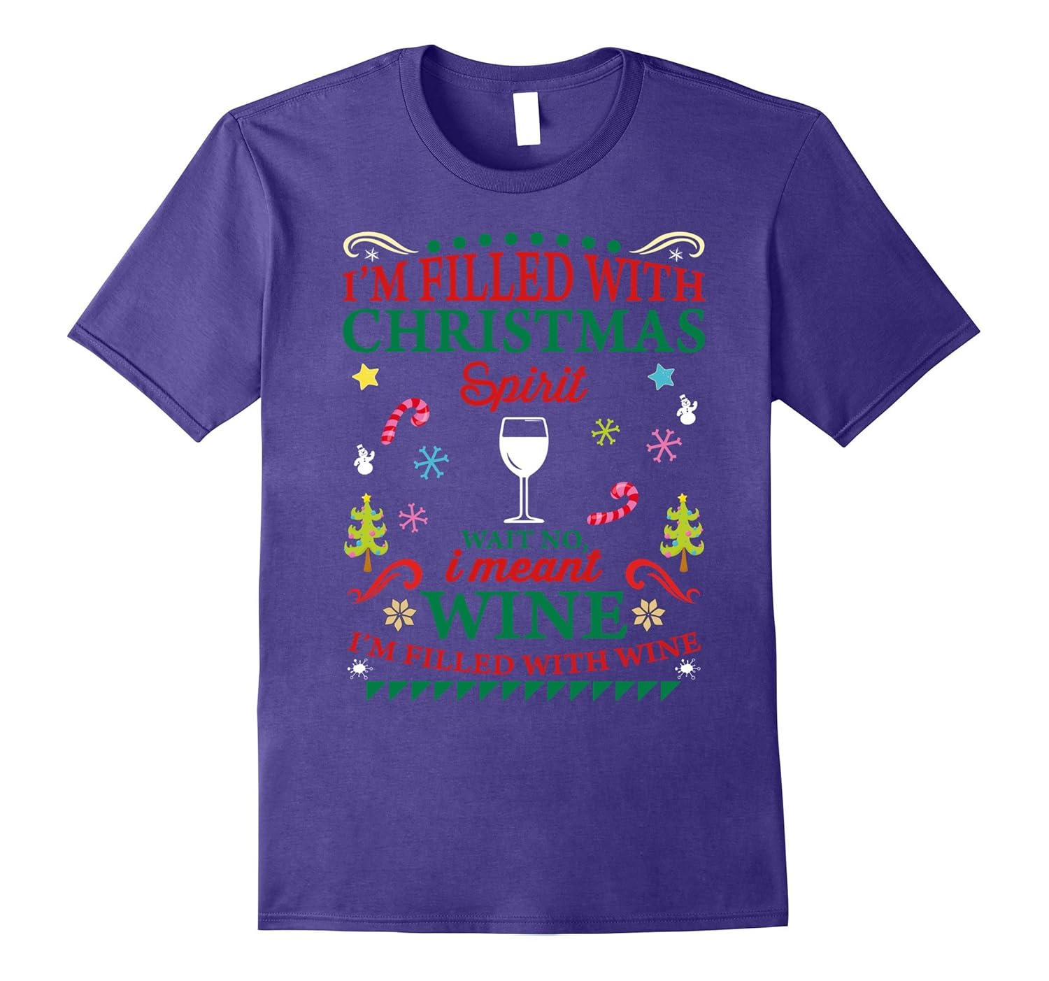 Funny Christmas Shirt For Wine Lovers Men Women-ANZ