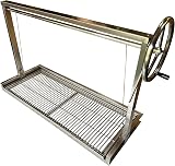 SunshineBBQs Brick BBQ Grill Argentinian Height Adjustable Stainless Steel 112cm view 2