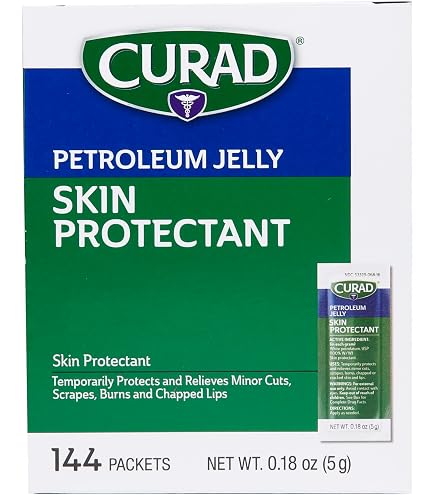 Amazon.com: Curad Petroleum Jelly Skin Protectant, 5-g Foil Packet
