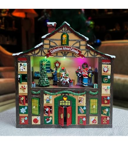 COPPENRATH 蓄音機型 ミュージカルアドベントカレンダー　グラモフォン Amazon.com: Christmas Advent Calendar Musical Gramophone