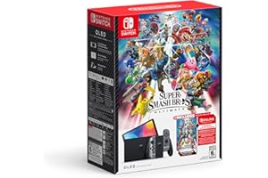 Nintendo Switch™ - OLED Model: Super Smash Bros.™ Ultimate Bundle (Full Game Download + 3 Mo. Nintendo Switch Online Membersh