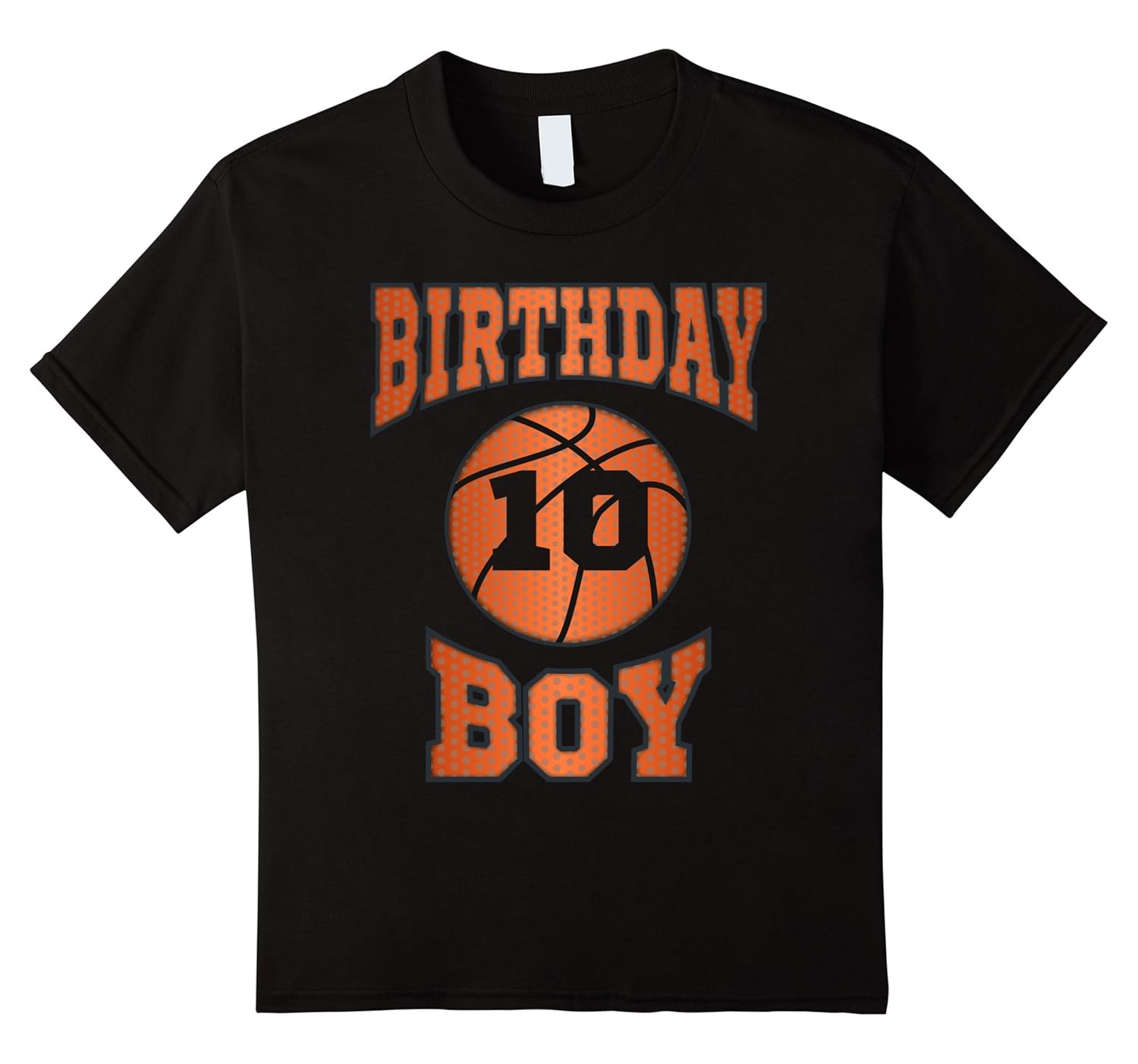 Unisex Child Tenth Birthday Basketball T Shirts Awarplus