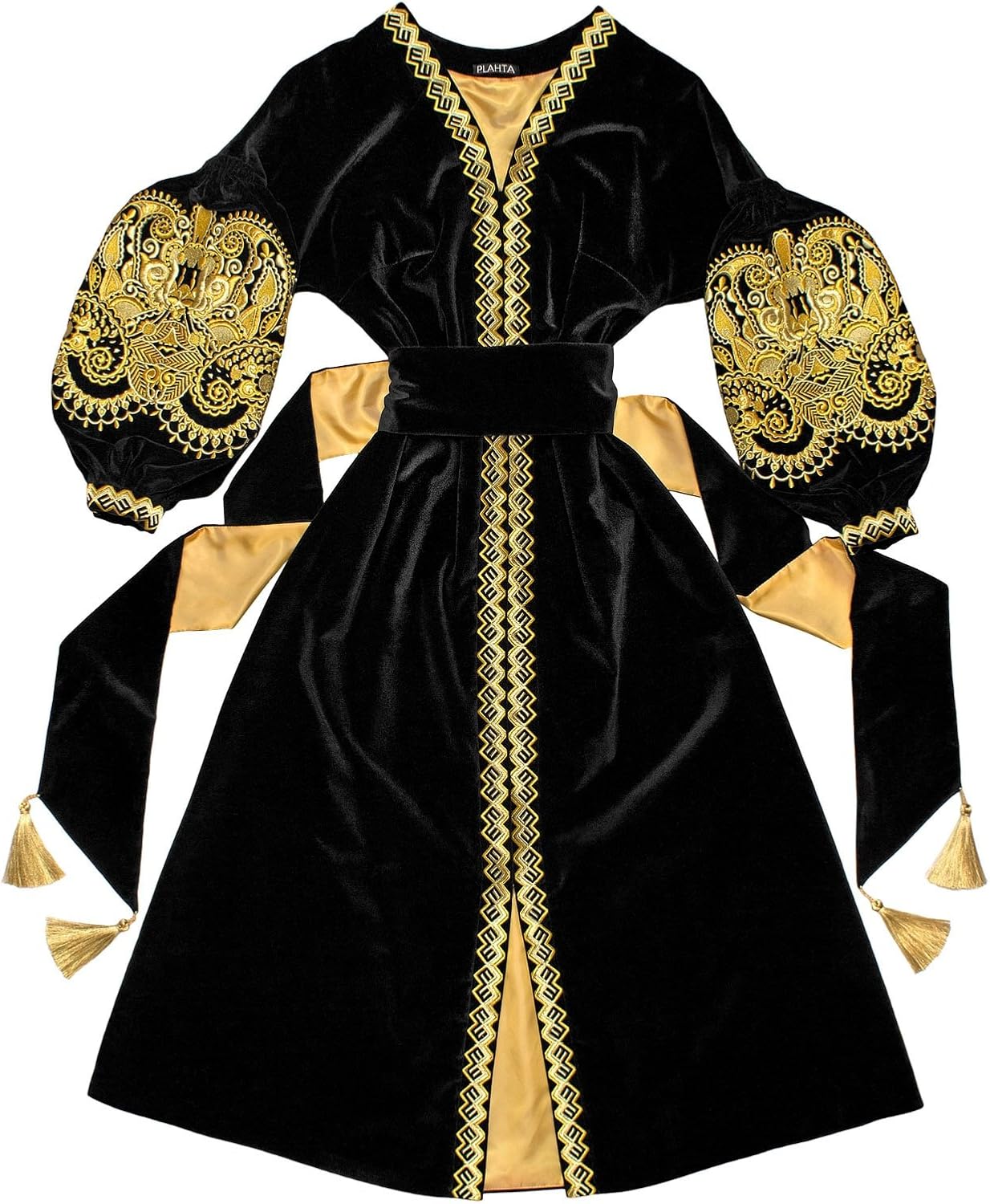 black velvet dress design