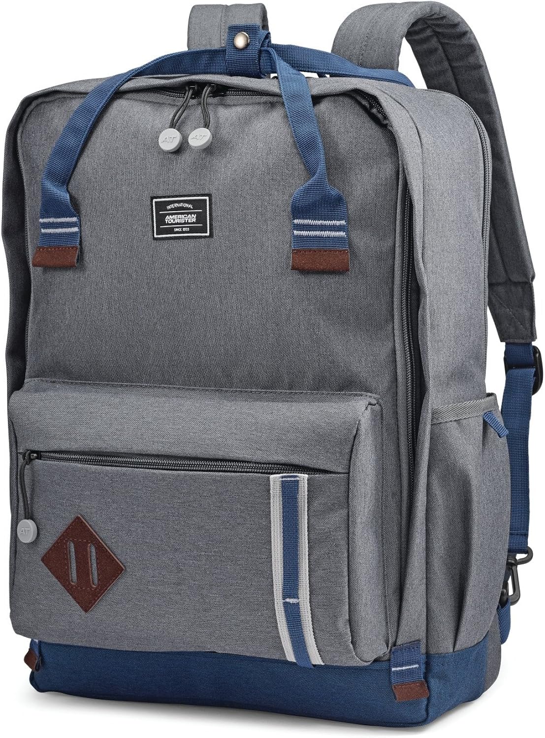 american tourister navy blue backpack