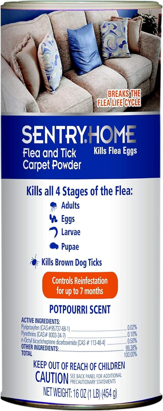 flea and tick carpet powder