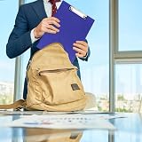 Rapesco VFDCB0L3 Foldover Clipboard with Pocket A4+ Blue view 7