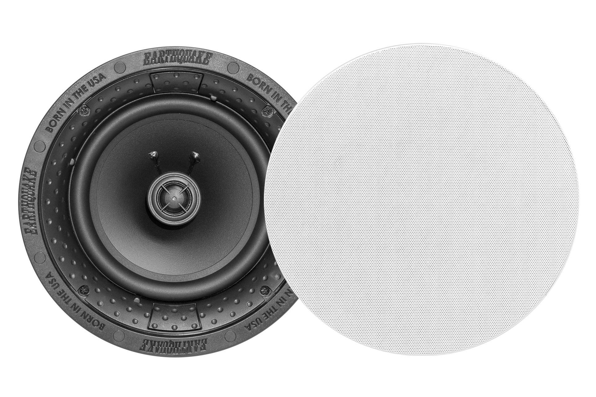 Earthquake Sound R-800 8" 200 Watt 8 Ohm In-Ceiling Home Audio Speaker (Pair)
