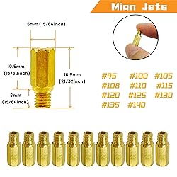 YGQ Carburetor Jet Kit for Nibbi Keihin Carb Main
