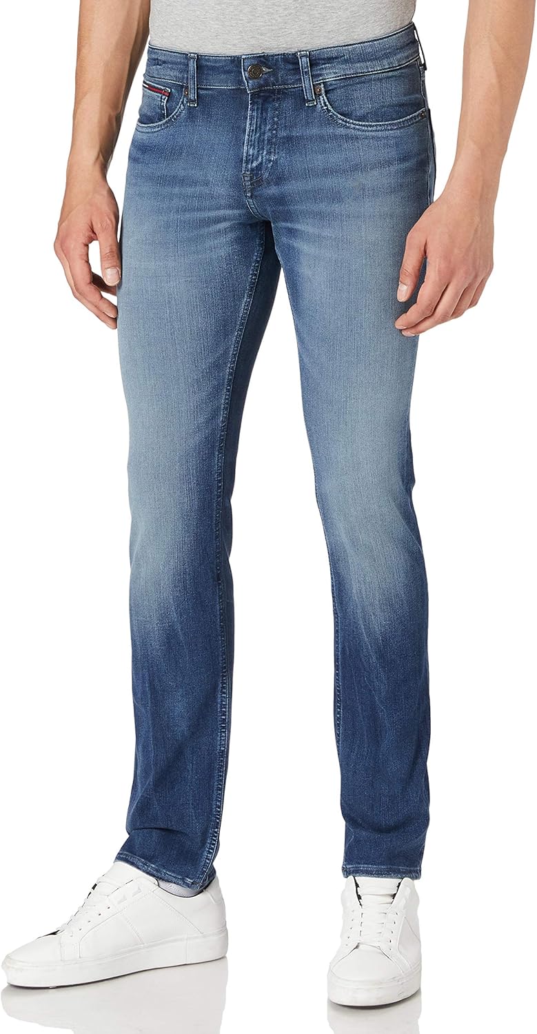 Tommy Jeans Men's Scanton Slim Dybdp Straight Jeans: Amazon.co.uk: Clothing