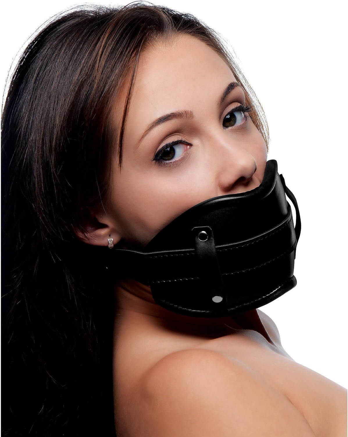 Cock Head Silicone Mouth Gag, Multicoloured