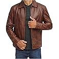 Brown Leather Jacket Men - Black Real Lambskin Mens Leather Jacket