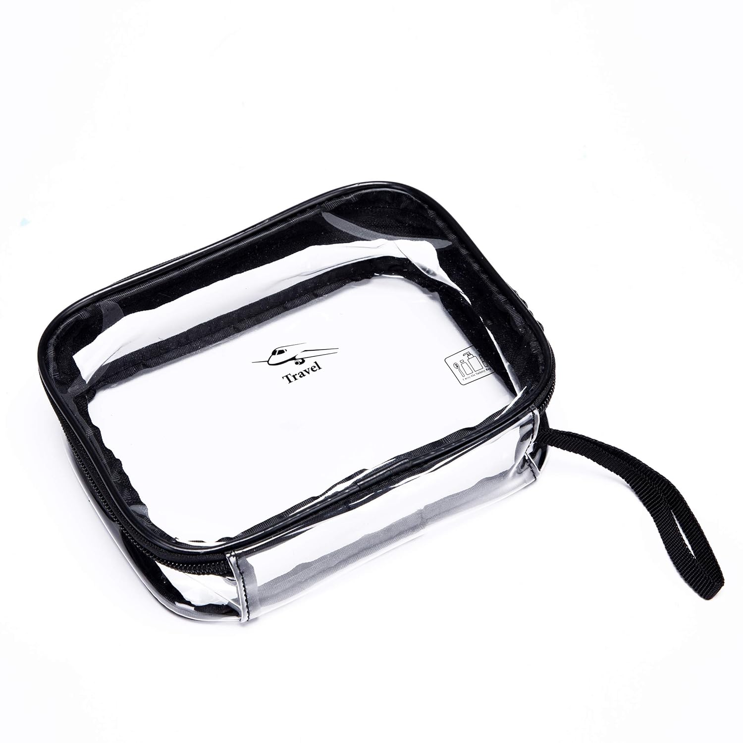 Airline 3-1-1 Kit Clear Toiletry Bag TSA Approved Transparent Carry on Travel Size Bag Cosmetic Pouch with Great Stitching