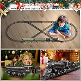 BUBUQE Electric Train Set Remote Control Alloy Christmas Train Lights Sounds view 6