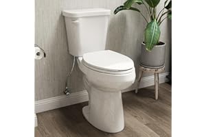 HOROW 21 Inch Tall Toilets, Extra High Toilets with Comfort Chair Height Seat, 1.28 GPF Single Flush Two-Piece Toilet, 12" Ro