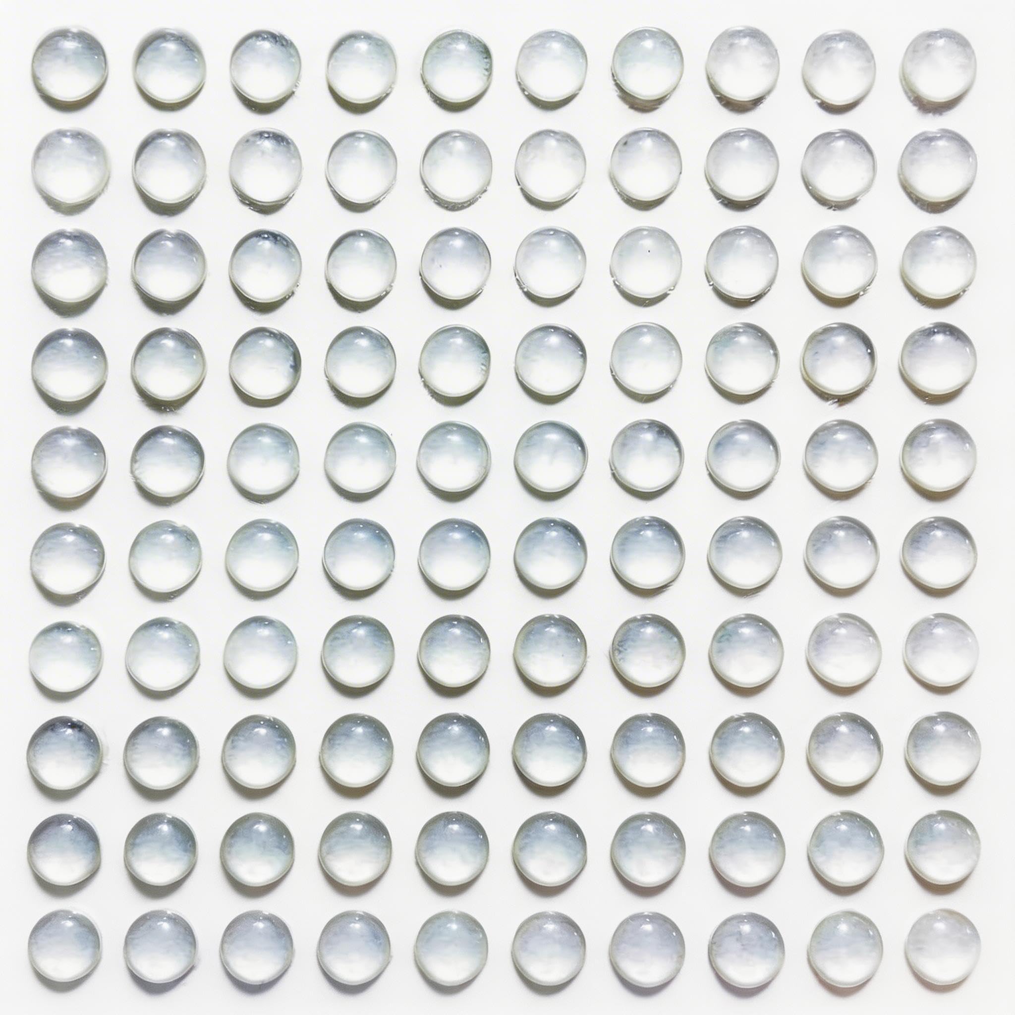 100 Pcs Clear Rubber Bumper Pads, 8m x 3mm, Self Adhesive